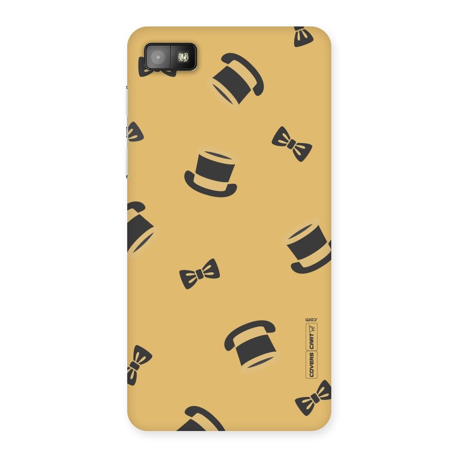 Hat and Bow Tie Back Case for Blackberry Z10