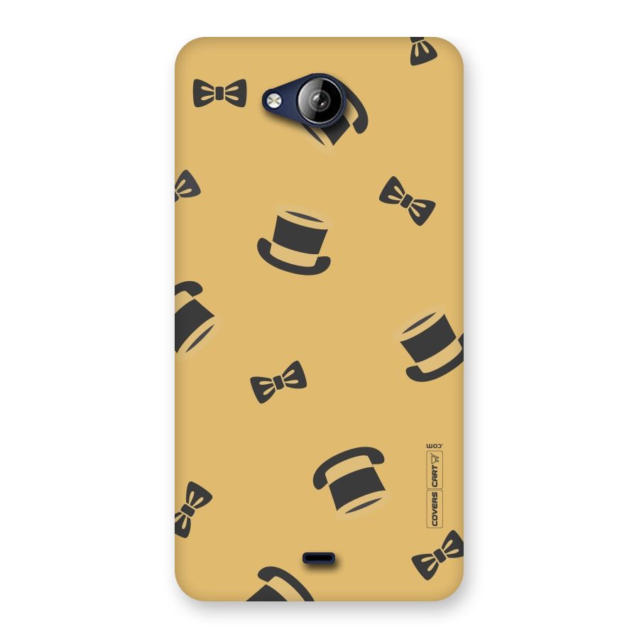 Hat and Bow Tie Back Case for Canvas Play Q355