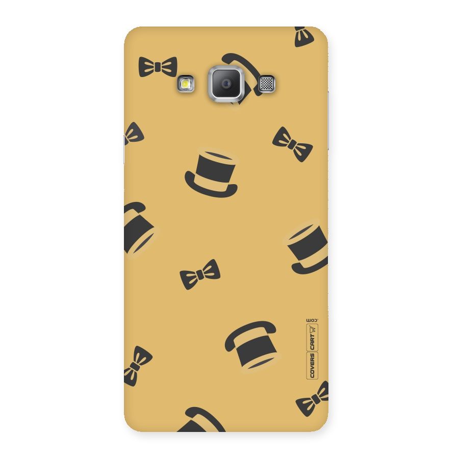 Hat and Bow Tie Back Case for Galaxy A7