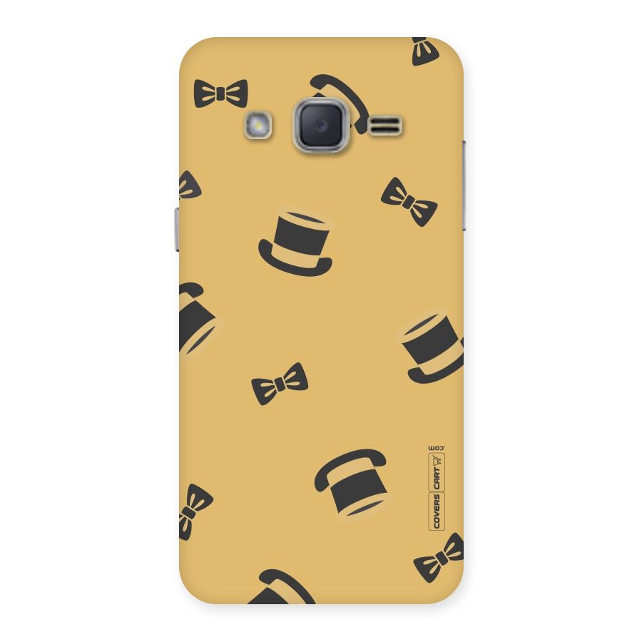 Hat and Bow Tie Back Case for Galaxy J2