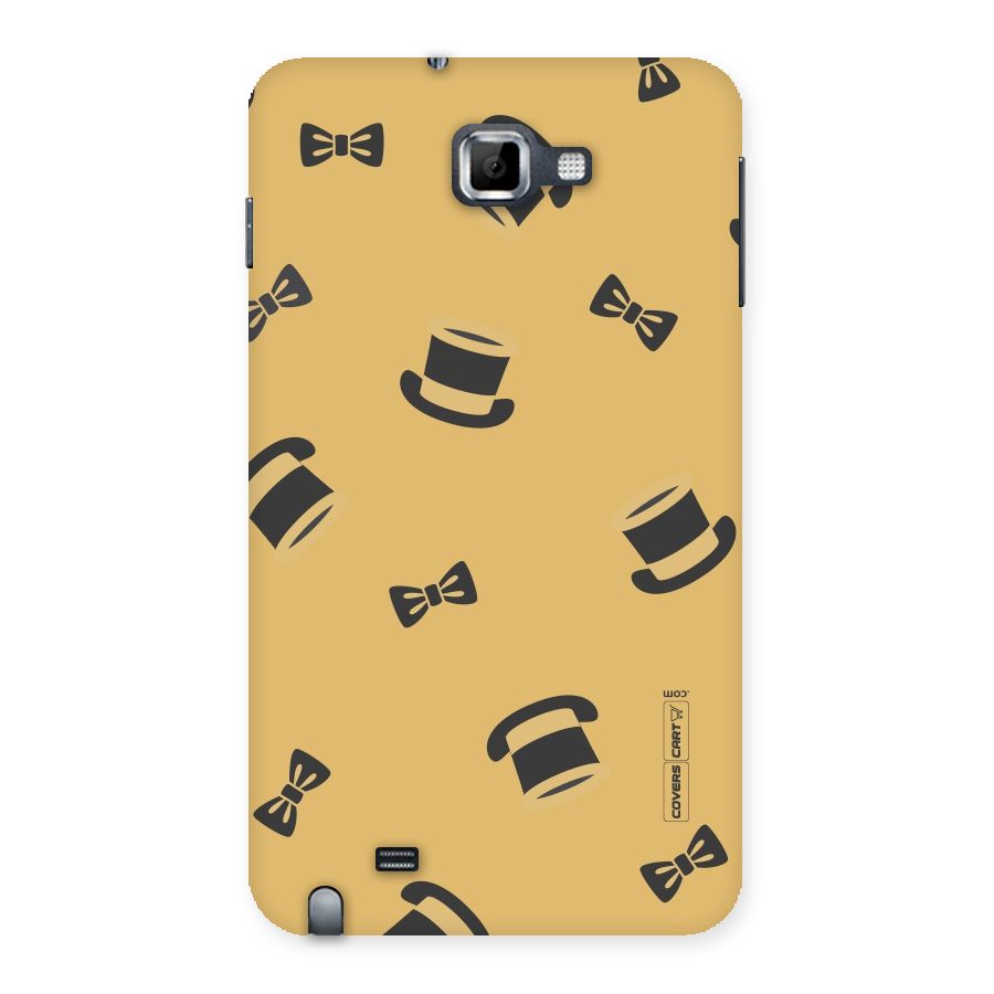 Hat and Bow Tie Back Case for Galaxy Note
