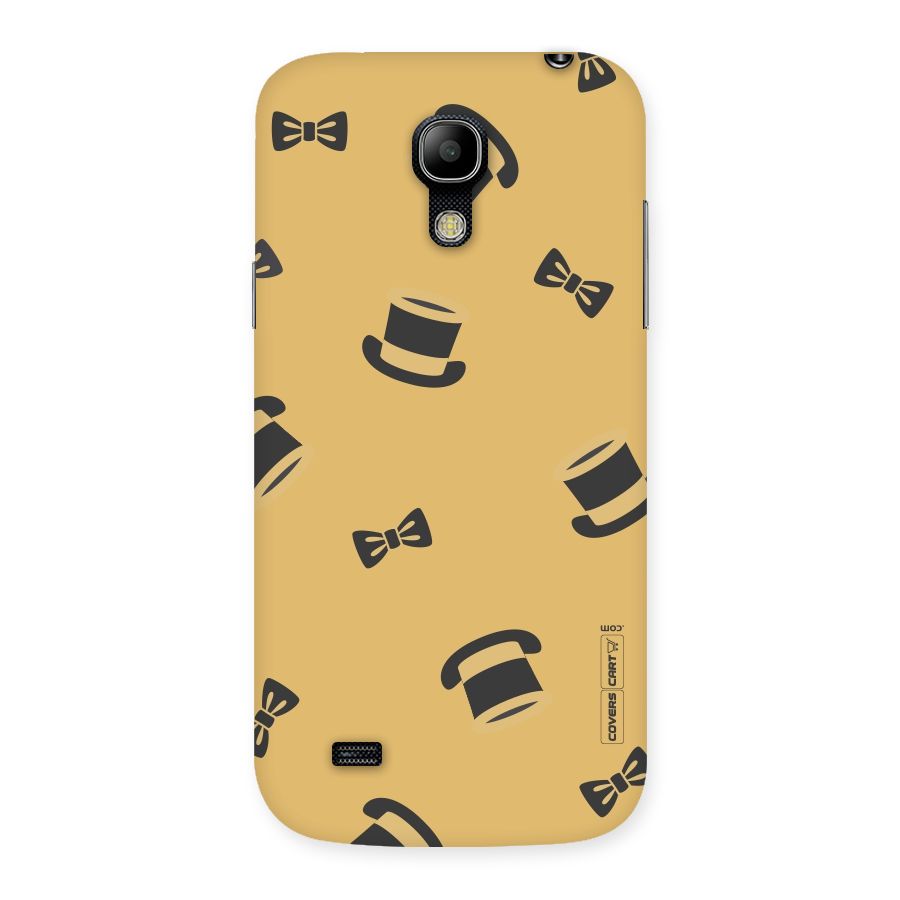 Hat and Bow Tie Back Case for Galaxy S4 Mini
