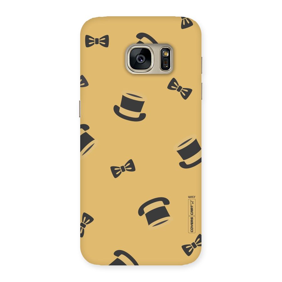 Hat and Bow Tie Back Case for Galaxy S7