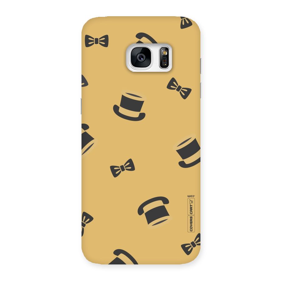 Hat and Bow Tie Back Case for Galaxy S7 Edge