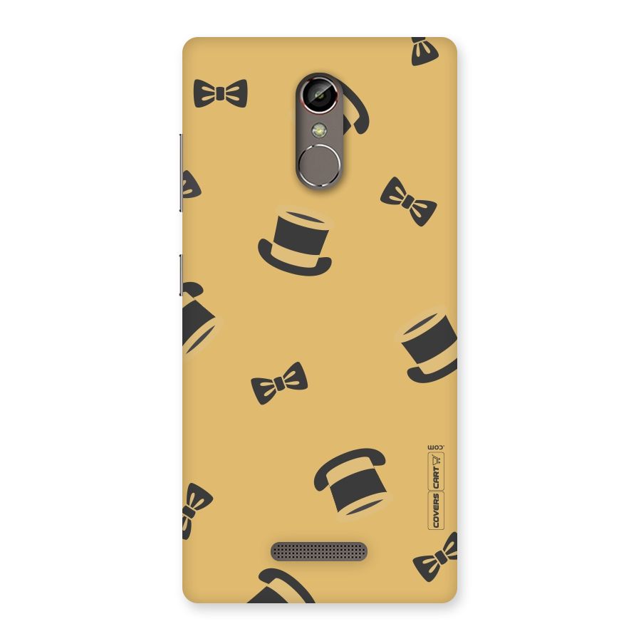 Hat and Bow Tie Back Case for Gionee S6s