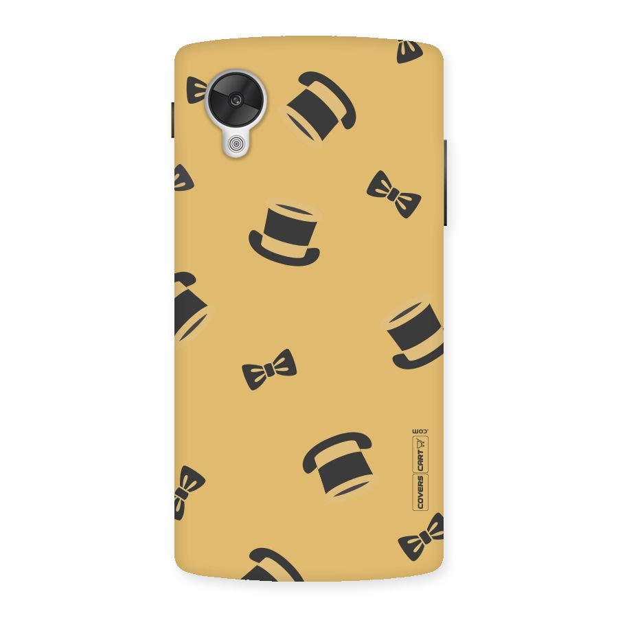 Hat and Bow Tie Back Case for Google Nexsus 5