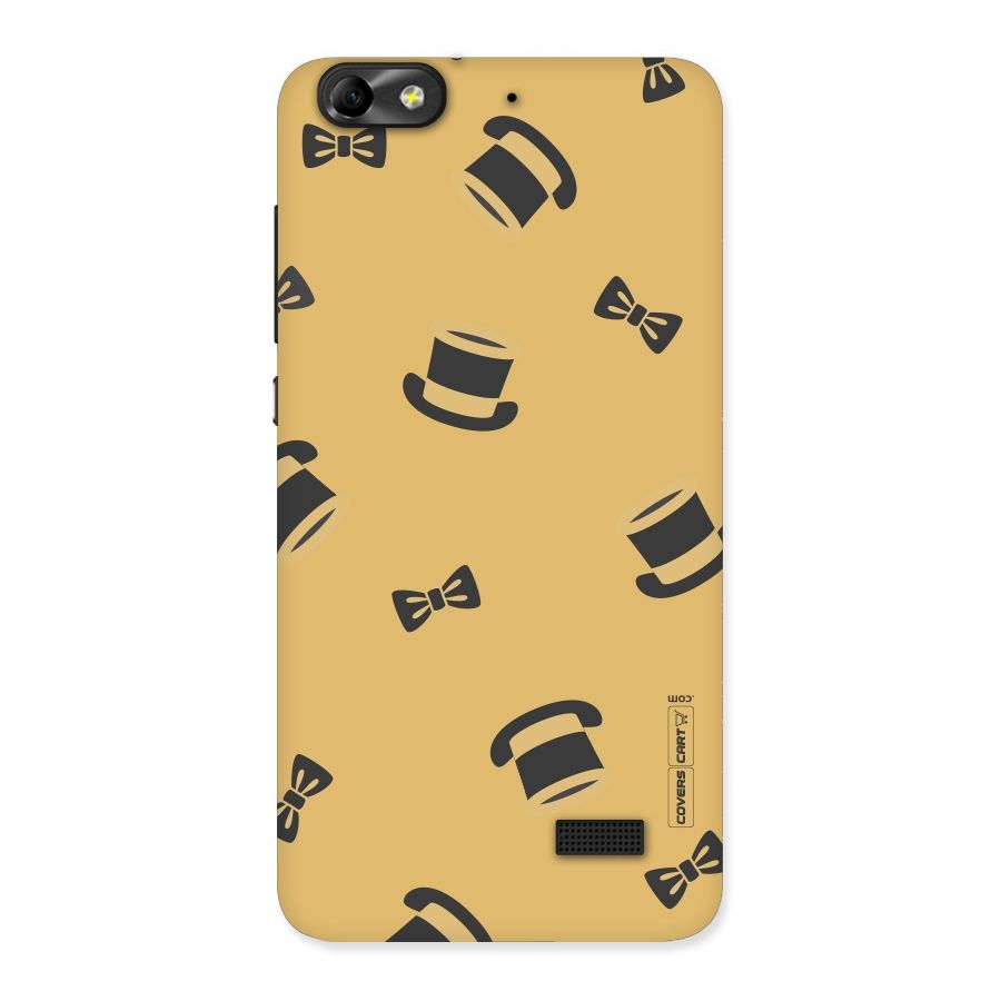 Hat and Bow Tie Back Case for Honor 4C