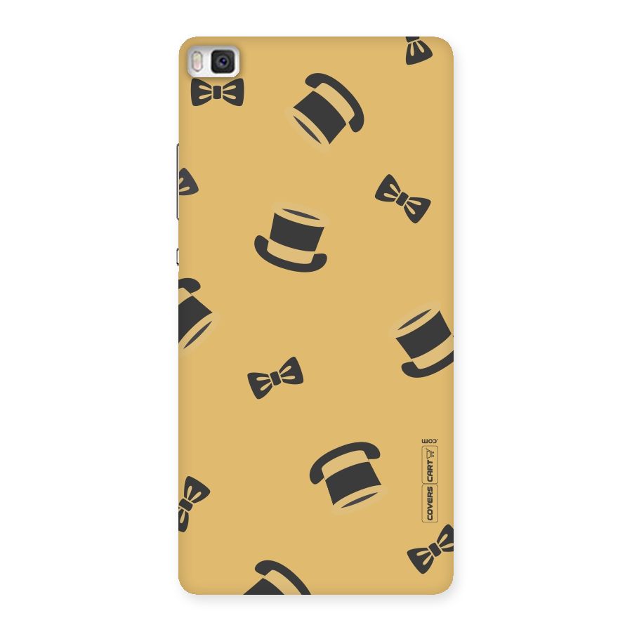 Hat and Bow Tie Back Case for Huawei P8