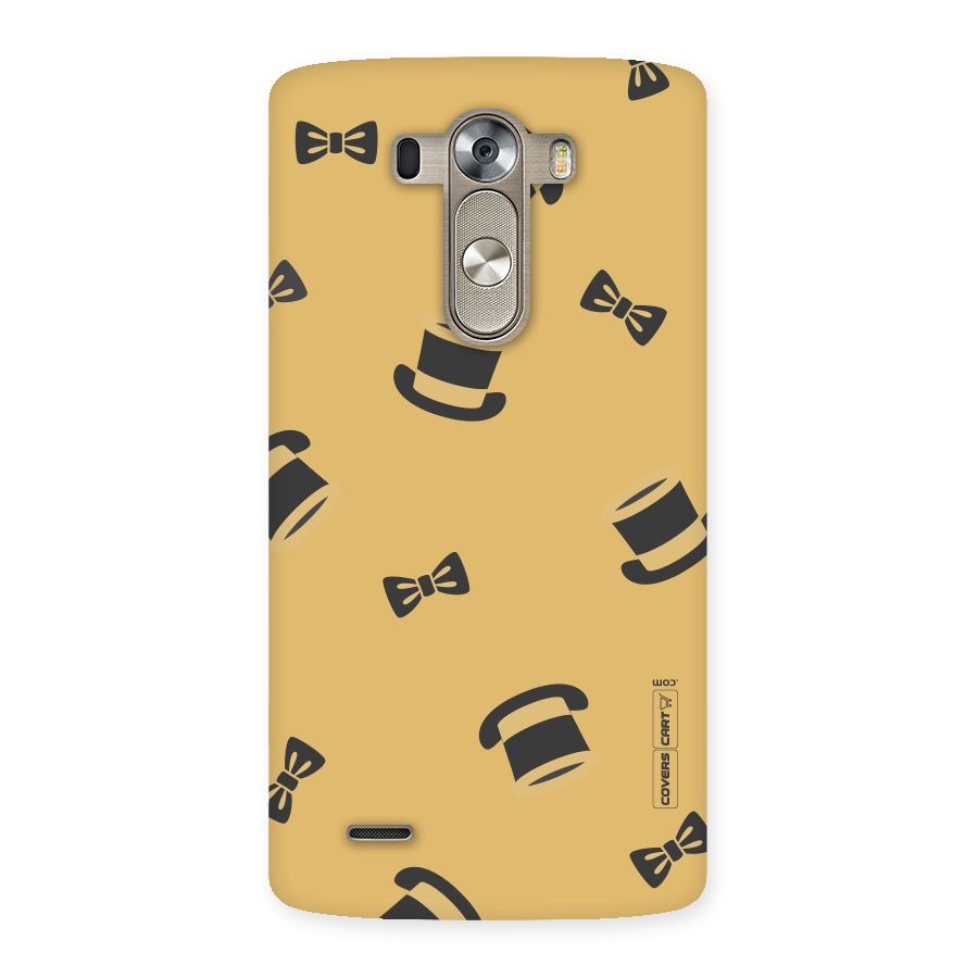 Hat and Bow Tie Back Case for LG G3