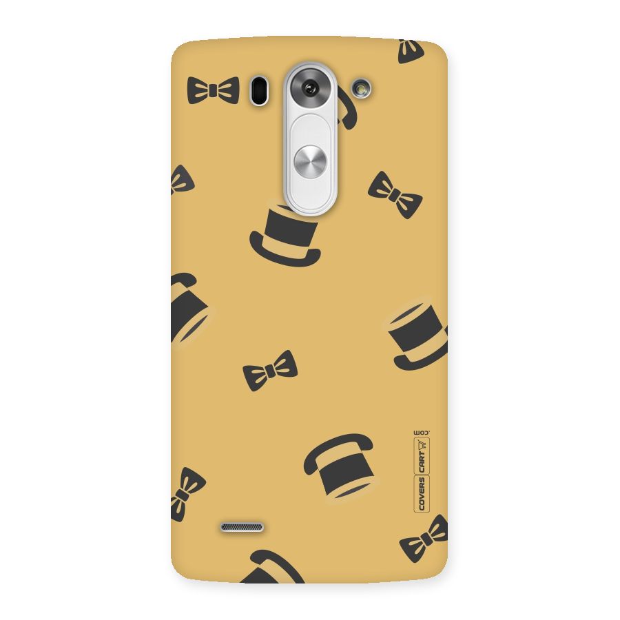 Hat and Bow Tie Back Case for LG G3 Mini