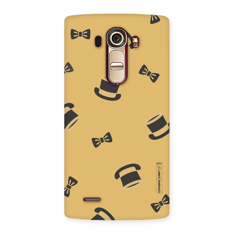 Hat and Bow Tie Back Case for LG G4