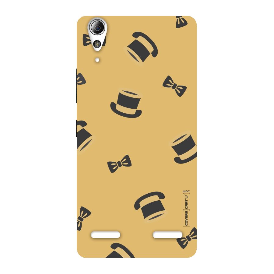 Hat and Bow Tie Back Case for Lenovo A6000