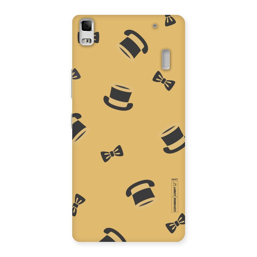 Hat and Bow Tie Back Case for Lenovo A7000