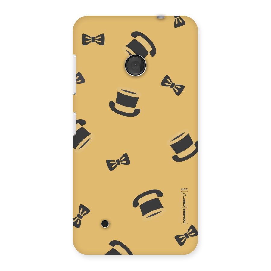 Hat and Bow Tie Back Case for Lumia 530