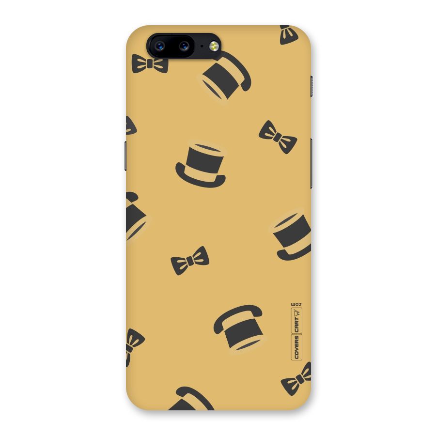 Hat and Bow Tie Back Case for OnePlus 5