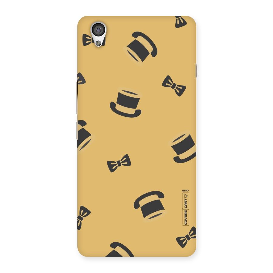 Hat and Bow Tie Back Case for OnePlus X