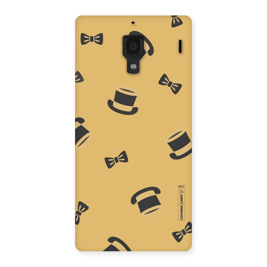 Hat and Bow Tie Back Case for Redmi 1S