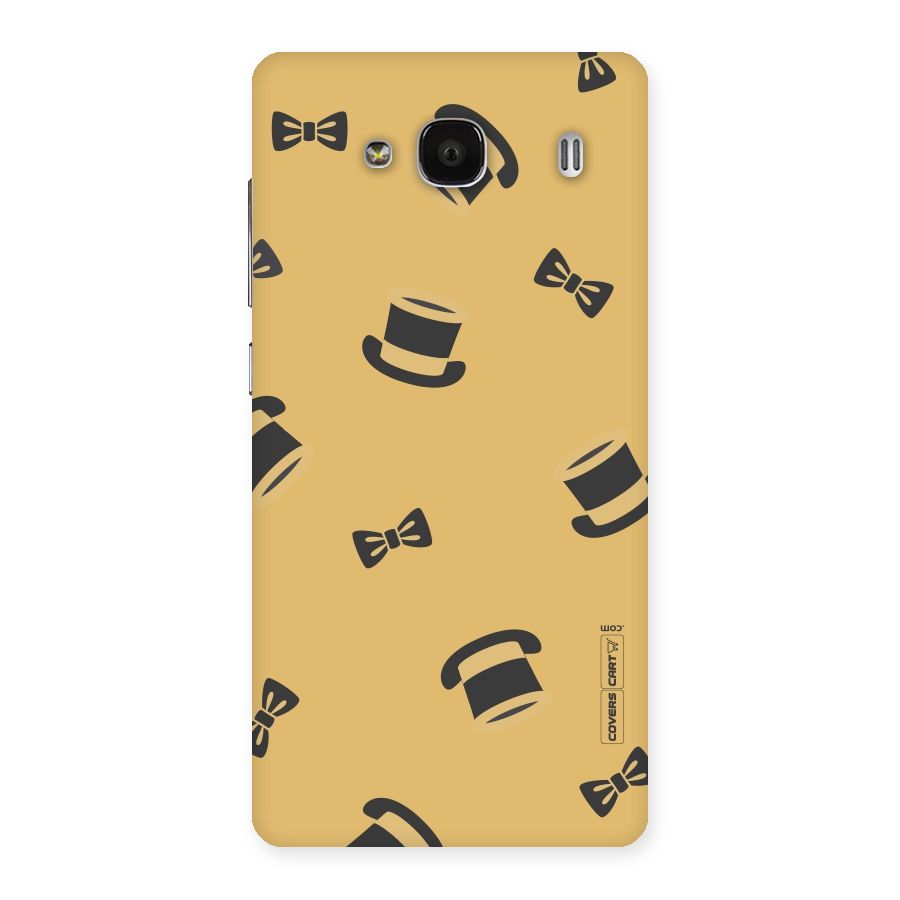 Hat and Bow Tie Back Case for Redmi 2