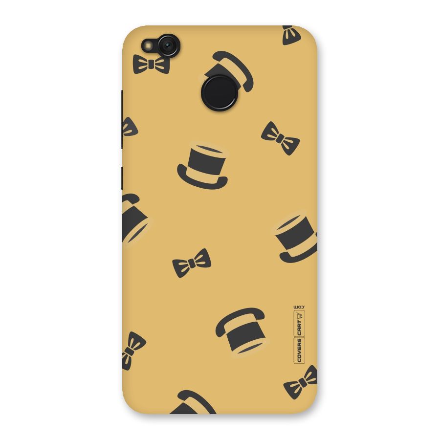 Hat and Bow Tie Back Case for Redmi 4