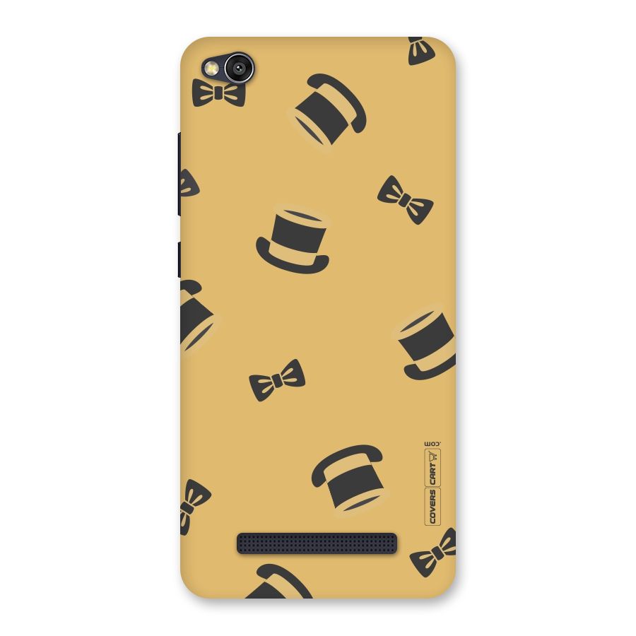 Hat and Bow Tie Back Case for Redmi 4A