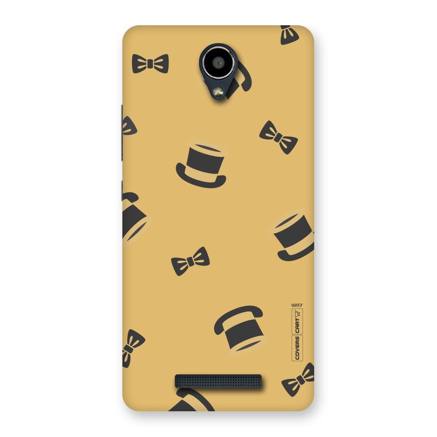 Hat and Bow Tie Back Case for Redmi Note 2