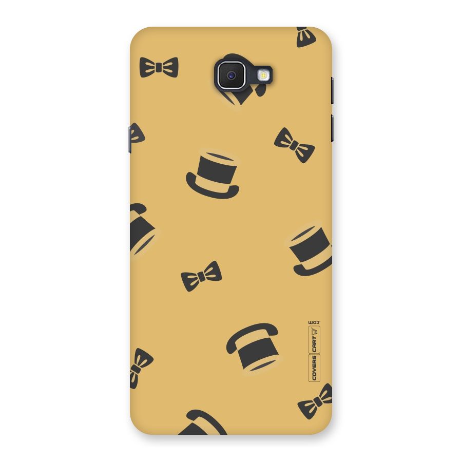 Hat and Bow Tie Back Case for Samsung Galaxy J7 Prime