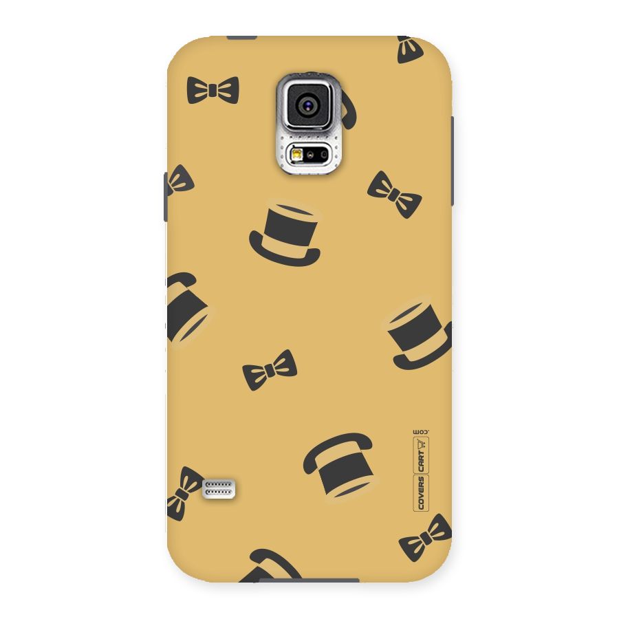 Hat and Bow Tie Back Case for Samsung Galaxy S5