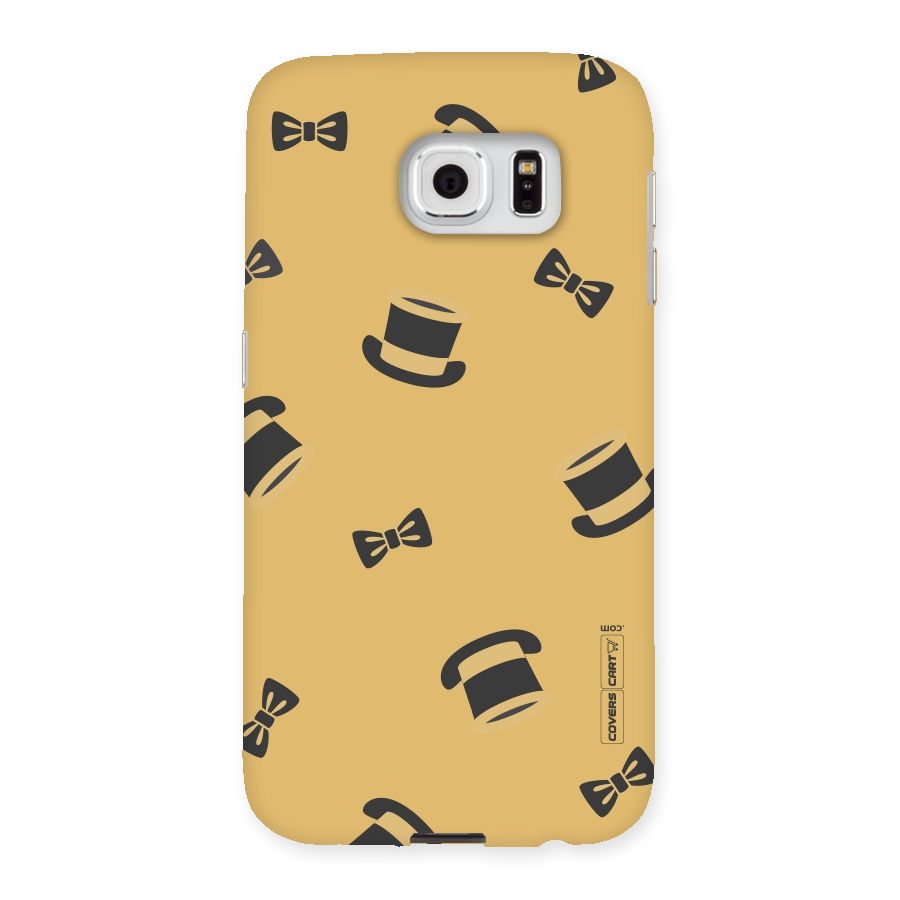 Hat and Bow Tie Back Case for Samsung Galaxy S6