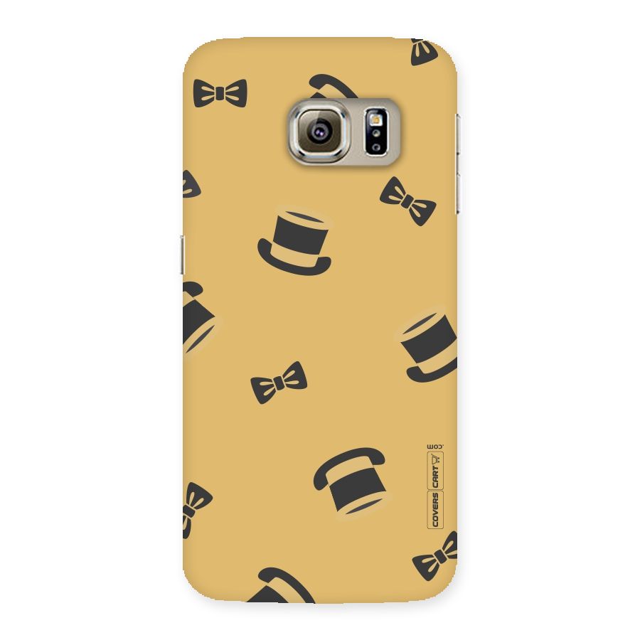 Hat and Bow Tie Back Case for Samsung Galaxy S6 Edge