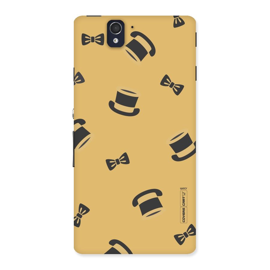 Hat and Bow Tie Back Case for Sony Xperia Z