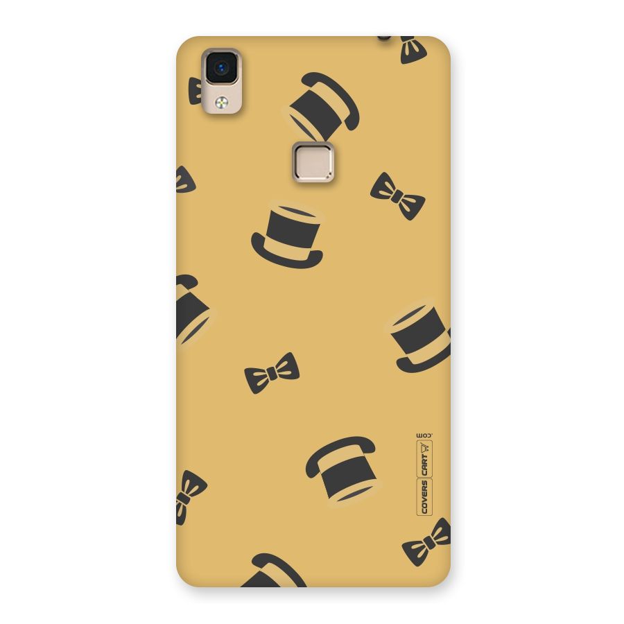 Hat and Bow Tie Back Case for V3 Max