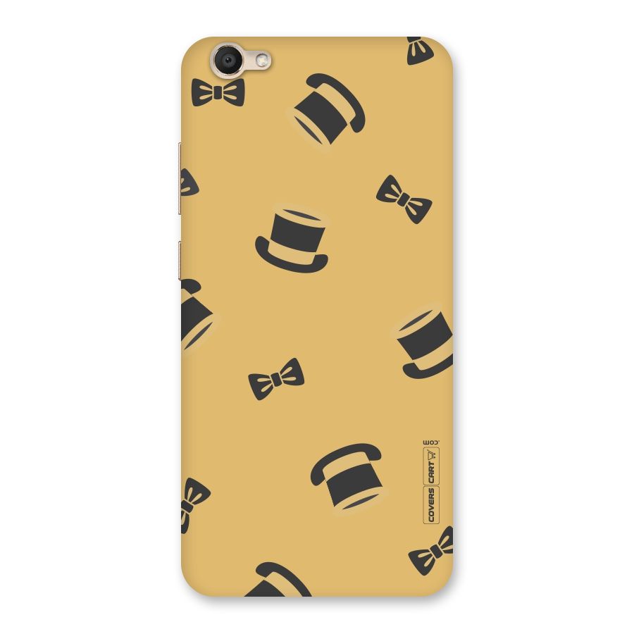Hat and Bow Tie Back Case for Vivo V5