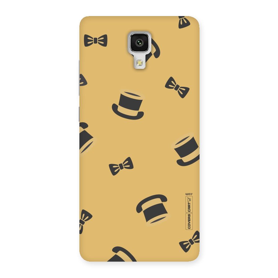 Hat and Bow Tie Back Case for Xiaomi Mi 4