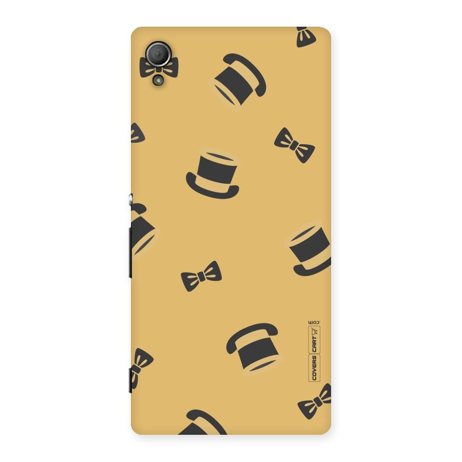 Hat and Bow Tie Back Case for Xperia Z4