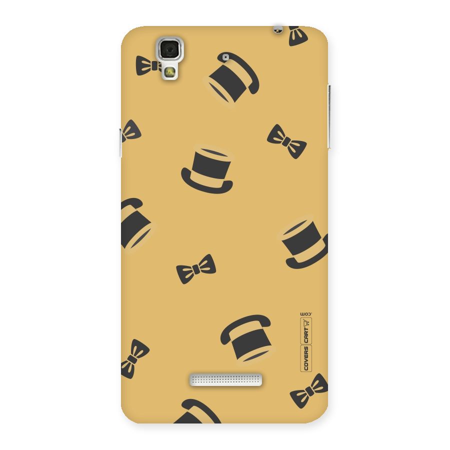 Hat and Bow Tie Back Case for YU Yureka Plus