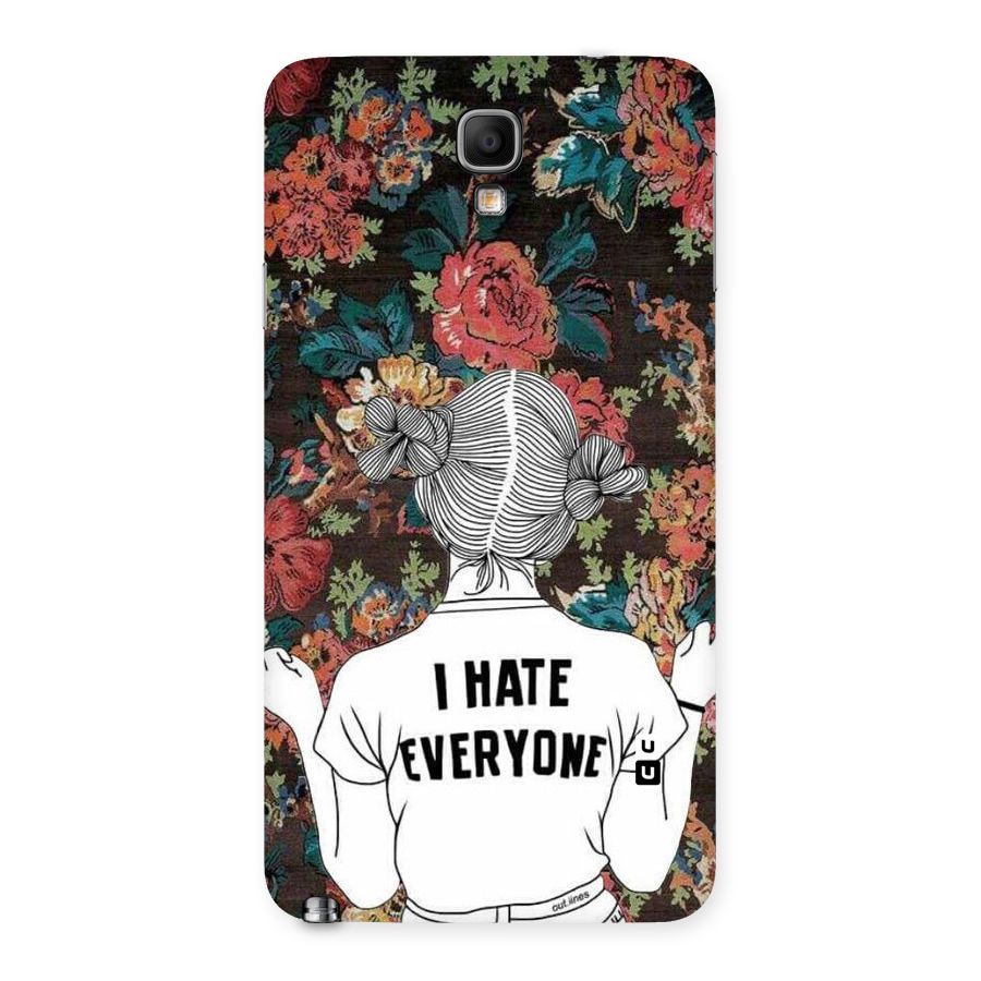 Hate Everyone Back Case for Galaxy Note 3 Neo