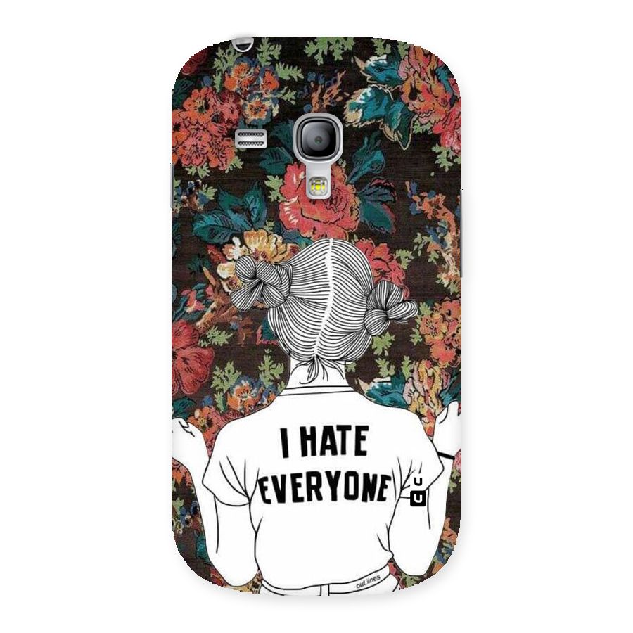 Hate Everyone Back Case for Galaxy S3 Mini