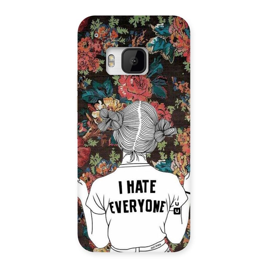 Hate Everyone Back Case for HTC One M9