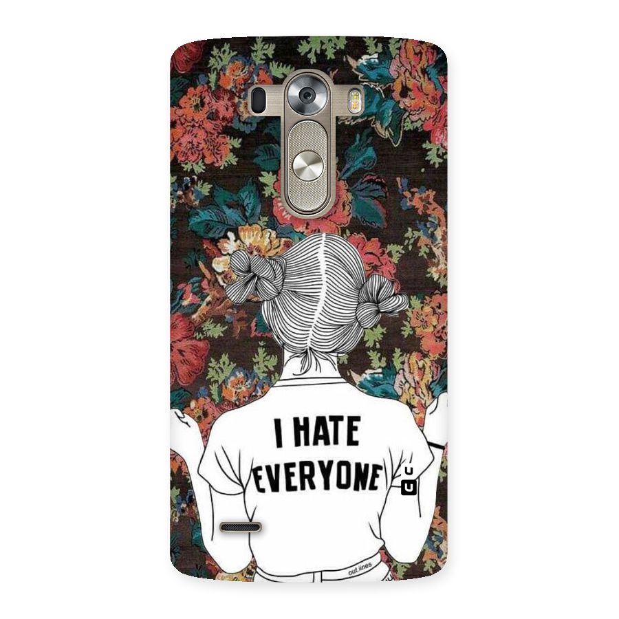 Hate Everyone Back Case for LG G3