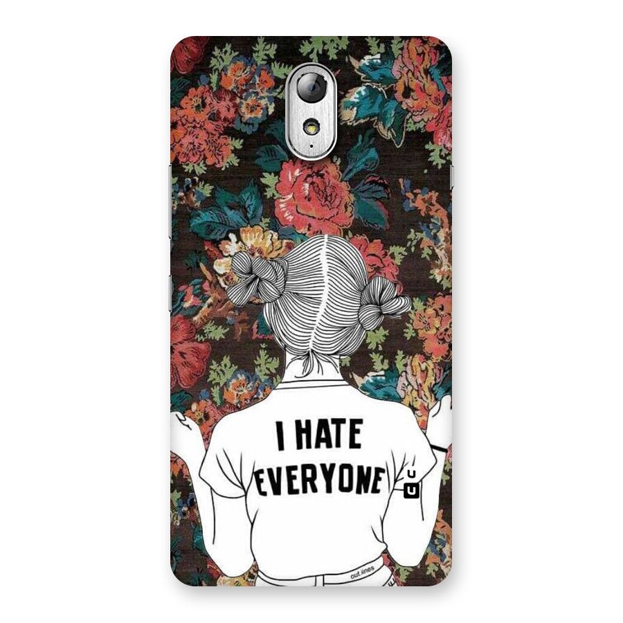 Hate Everyone Back Case for Lenovo Vibe P1M