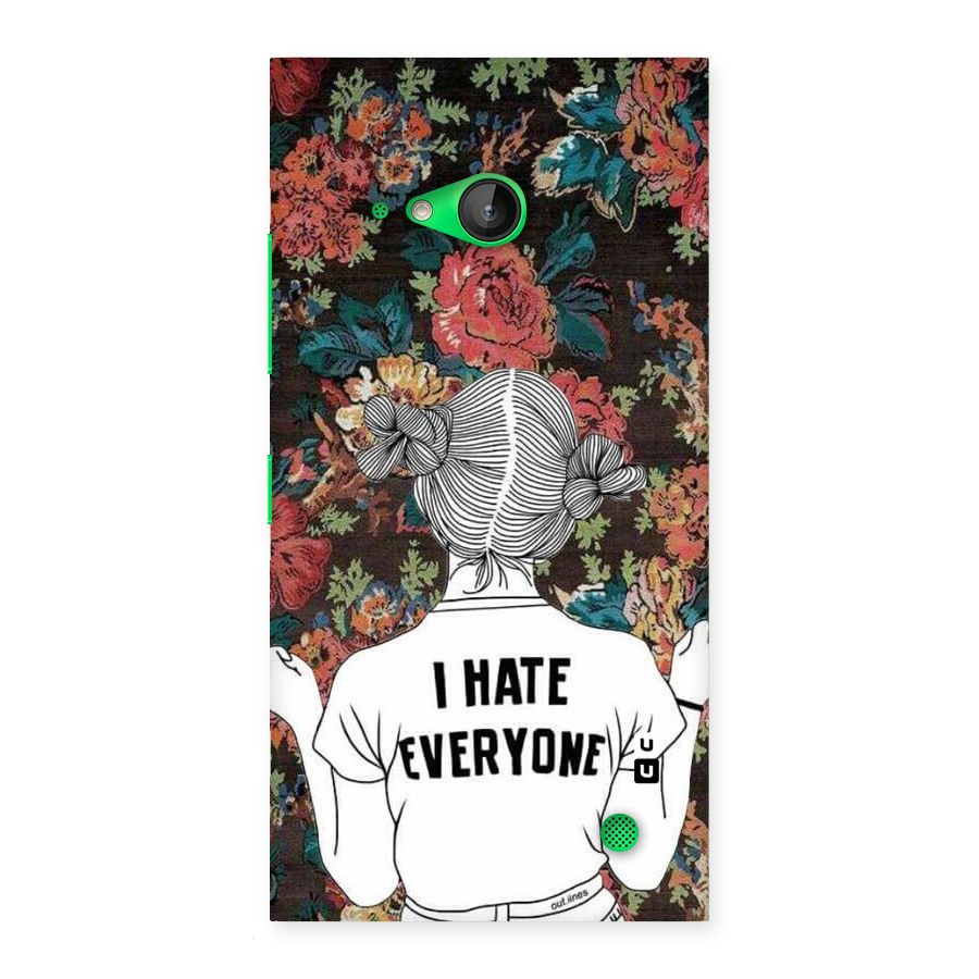 Hate Everyone Back Case for Lumia 730