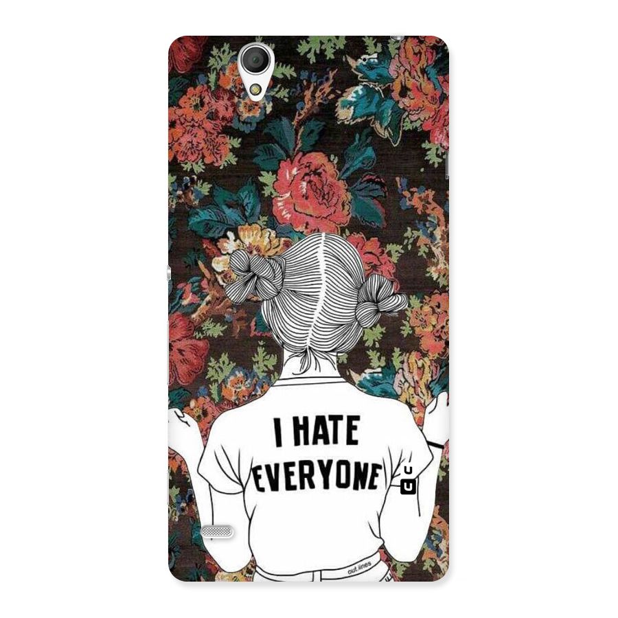 Hate Everyone Back Case for Sony Xperia C4