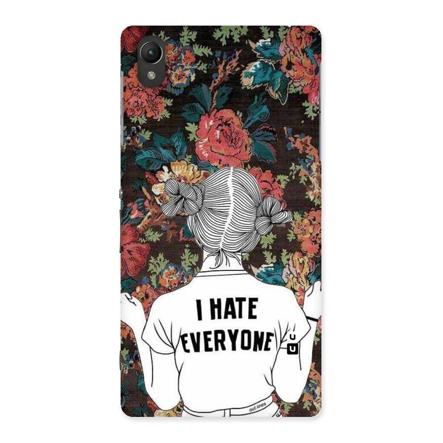 Hate Everyone Back Case for Sony Xperia Z2