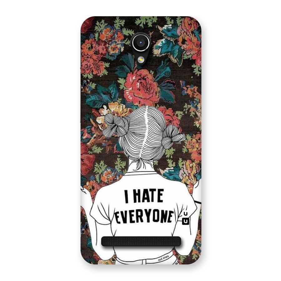 Hate Everyone Back Case for Zenfone Go
