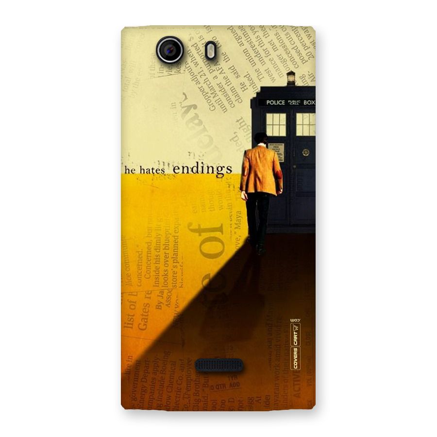 Hates Endings Back Case for Canvas Nitro 2 E311