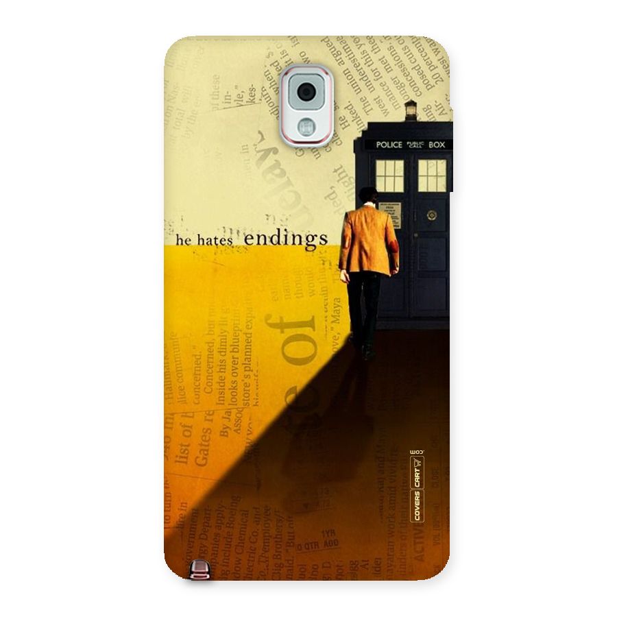 Hates Endings Back Case for Galaxy Note 3