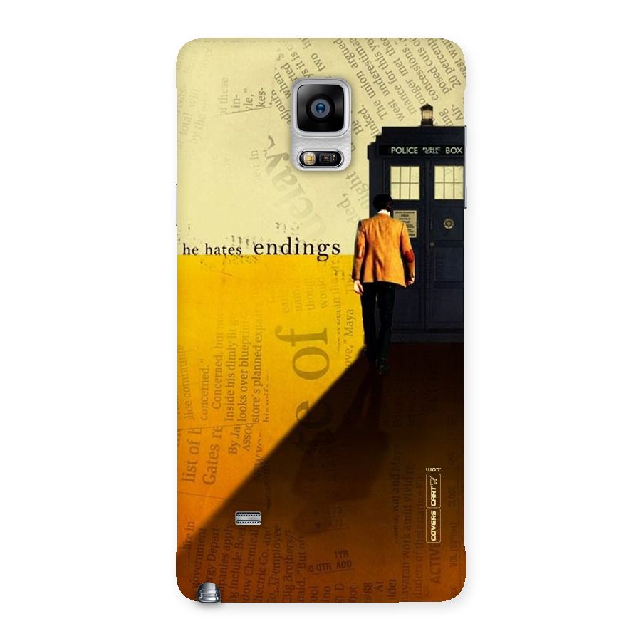 Hates Endings Back Case for Galaxy Note 4