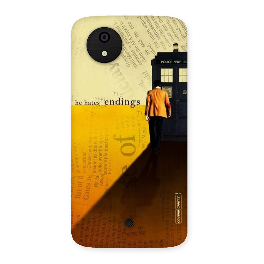 Hates Endings Back Case for Micromax Canvas A1