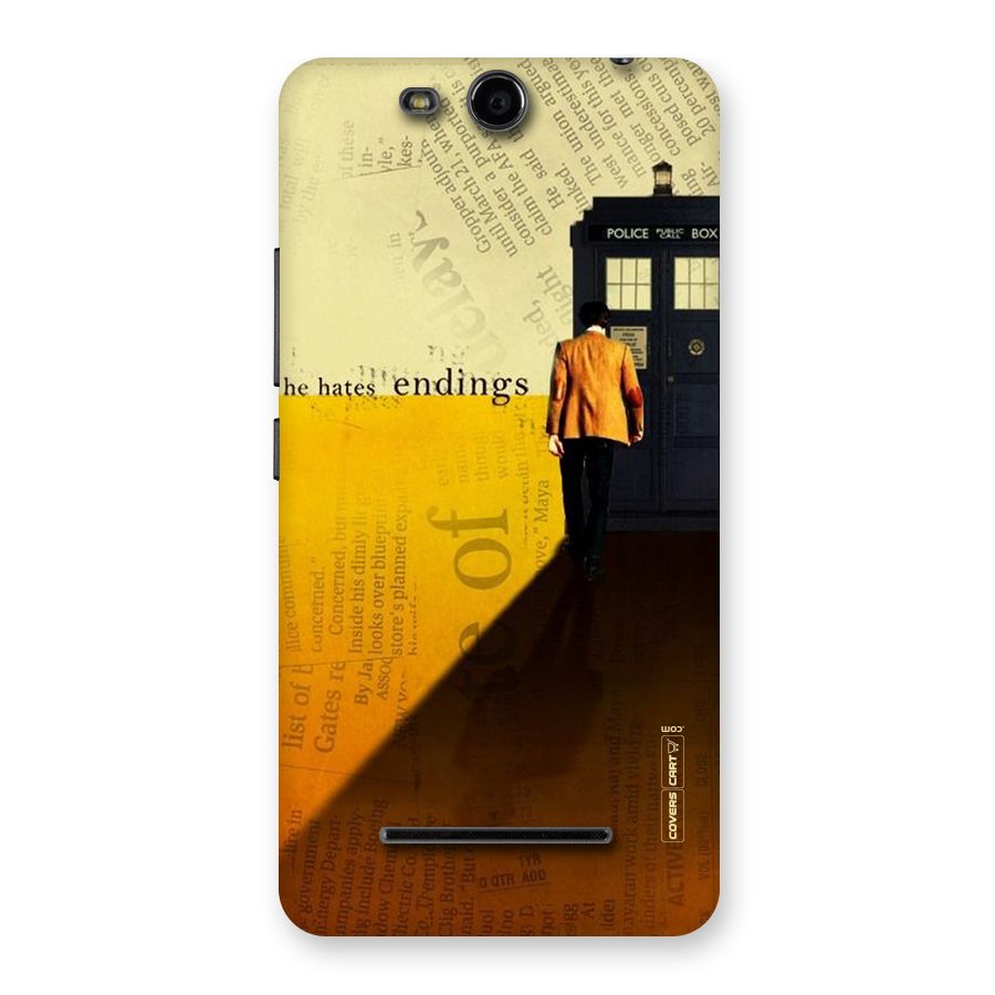 Hates Endings Back Case for Micromax Canvas Juice 3 Q392