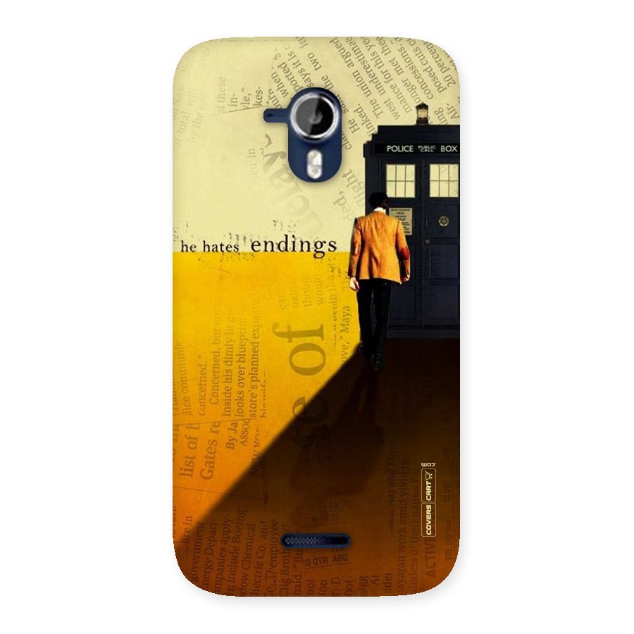 Hates Endings Back Case for Micromax Canvas Magnus A117
